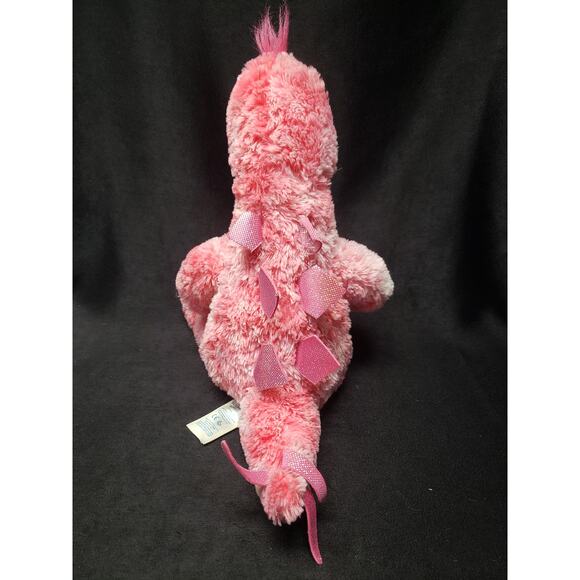 Build A Bear Pink Stegosaurus Dinosaur Softy Dino Plush Stuffed Animal BABW - Picture 4 of 9